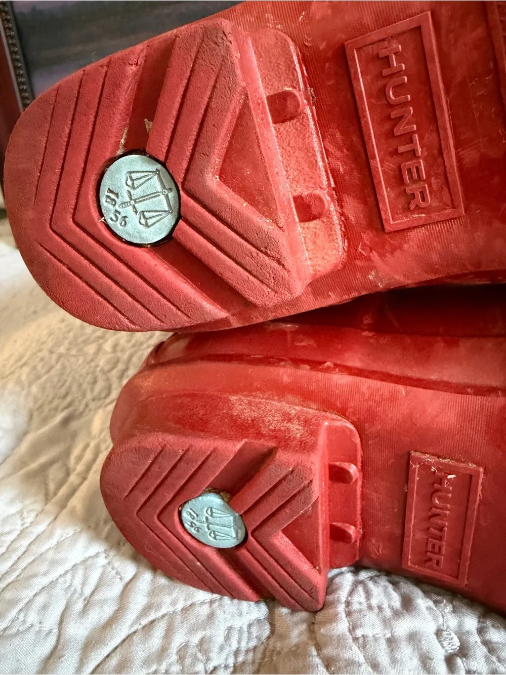 Women's Red Hunter Rain Boots
